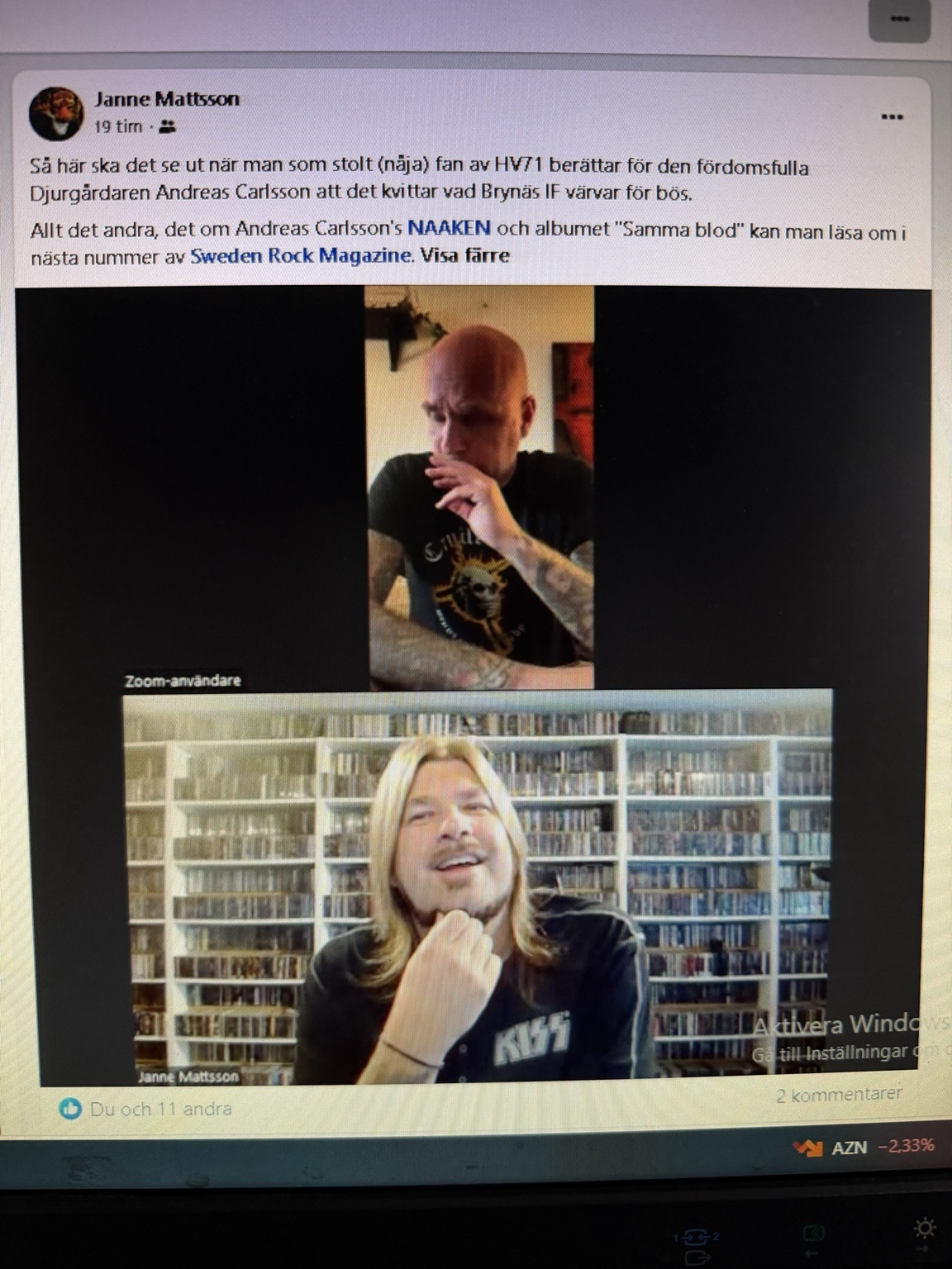 NAAKEN IN SWEDEN ROCK MAGAZINE!